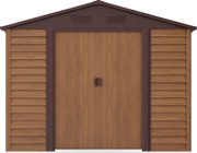 Altana ogrodowa z ocynkowanej stali z efektem drewna - 6,62 m² - ARSEGO