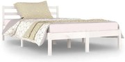 Białe drewniane łóżko skandynawskie 120x200 cm A2-W75