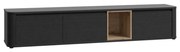 Szafka RTV INAR czarna/brązowa