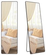 Lustro prostokątne NOIR, 160x50 cm, czarne SongmicsHome