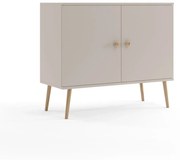 Komoda LEBEL z drzwiczkami 100cm kaszmirowa MELIMEBLE