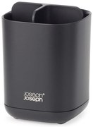 Czarny plastikowy kubek na szczoteczki do zębów EasyStore – Joseph Joseph