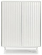 Biała wysoka komoda 97x130 cm Sierra – Teulat