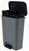 Curver Kosz na odpady do sortowania odpadów Compatta, 23 + 23 l, 23 + 23 l
