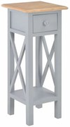 Szary stolik boczny skandynawski T5-L09
