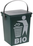 Pojemnik na odpady organiczne z logo BIO, z uchwytem, 5 l