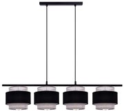 Lampa wisząca na listwie nad stół z 4 abażurami - 6X A533 H9-E45