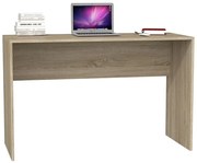 Proste nowoczesne komputerowe biurko bez szuflad dąb sonoma N4-L21