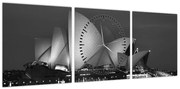 Obraz Opery w Sydney (z zegarem) (90x30 cm)