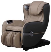 Fotel masujący KASOU z ekoskóry z diodami LED - System zerowej grawitacji - Opcja bluetooth - Kolor beżowy