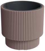 Donica ogrodowa z wkładem Milly 39,5 x 39,5 x 37,5 cm marsala PROSPERPLAST