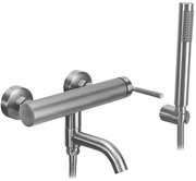 Bateria wannowa REA Argon Nikiel Szczotkowany