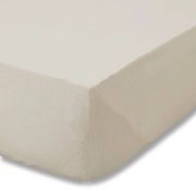 Beżowe bawełniane prześcieradło 90x190 cm – Catherine Lansfield