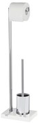 WENKO 20486100 - Szczotka WC NOBLE 20x74 cm chrom/biały