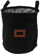 Kosz materiałowy z okienkiem oraz uchwytami, Ø 24 cm