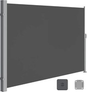 Markiza boczna HORIZON na taras, 180x450cm, szary SongmicsHome