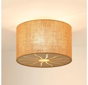 Brilagi - Lampa sufitowa COUNTRY ROLLER 1xE27/15W/230V pr. 50 cm beżowa