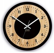 Zegar na ścianę nowoczesny efektowny okrągły cichy do kuchni salonu pokoju