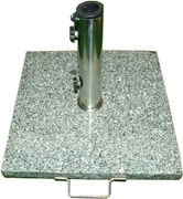 Podstawa z granitu i stali nierdzewnej z kółeczkami pod parasol 25 kg