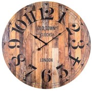 Lowell 21499 designerski zegar ścienny, średnica60 cm