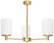 Złoty żyrandol z mosiądzu do małego pokoju KR-S3AU