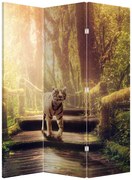 Parawan - Tygrys w dżungli (126x170 cm)