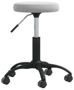 Popielaty obrotowy fotel biurowy D3-K81