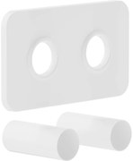 Mexen S zestaw maskujący podwójny do grzejnika, biały - W910-000-20