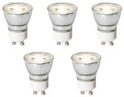 Zestaw 5 ściemnialnych żarówek LED GU10 35mm 4W 230 lm 4000K
