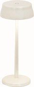 Lampa stołowa LED Zafferano SISTER LIGHT Wi-Fi Smart Pearl White z możliwością ładowania i ściemniania