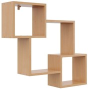 Półka ścienna na książki w kolorze buk M9-D60