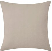 Poszewka dekoracyjna na poduszkę 40x40 miękka velvet beżowa