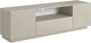 Szafka RTV Asha 167 cm z szufladą i wnęką - kaszmir