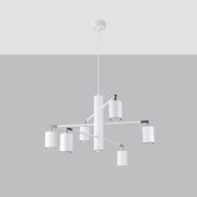 Żyrandol LEMMI 6 biały SOLLUX  LIGHTING