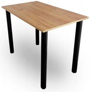 Stół kuchenny z regulacją wysokości nóg 90x60 dąb craft złoty Z4-T17