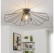 Brilagi - LED Przysufitowy żyrandol CERIA WIRE 1xE27/40W/230V śr. 80 cm czarny