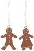 IB Laursen Świąteczna ozdoba GINGERBREAD, brązowa