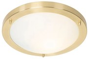Nowoczesna lampa sufitowa złota 31 cm IP44 - Yuma