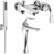 Mexen Estrella R02 zestaw wannowy, chrom - 72313R02-00