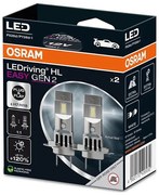 ZESTAW 2x LED H7 PX26d 16W 12V 6500K EASY GEN - Osram