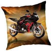 Poduszka Motor red, 40 x 40 cm