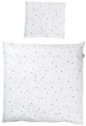 Biała bawełniana pościel dziecięca do łóżeczka 80x80 cm Sternenzauber – Roba
