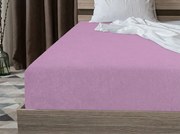 PrzytulneMieszkanie.pl Prześcieradło frotte PREMIUM fioletowo-różowe 160x200 cm