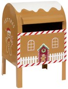 Metalowa skrzynka na listy do Mikołaja, 34 cm