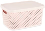 Koszyk plastikowy z pokrywką, organizer, 3,5 l