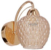 Kinkiet TOBIAS 1xE27/40W/230V Rose gold