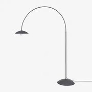 Lampa Podłogowa Z Żelaza Lomira Grafitowa Szarość - Sklum