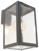Inteligentna lampa ścienna zewnętrzna szara w komplecie z Wi-Fi G95 - Sutton down