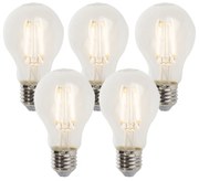 Zestaw 5 x Żarówka LED E27 filament 5W 470 lm A60 ściemnialna