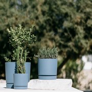 Donica ogrodowa Tubo P 19,9 cm jasnoszara PROSPERPLAST